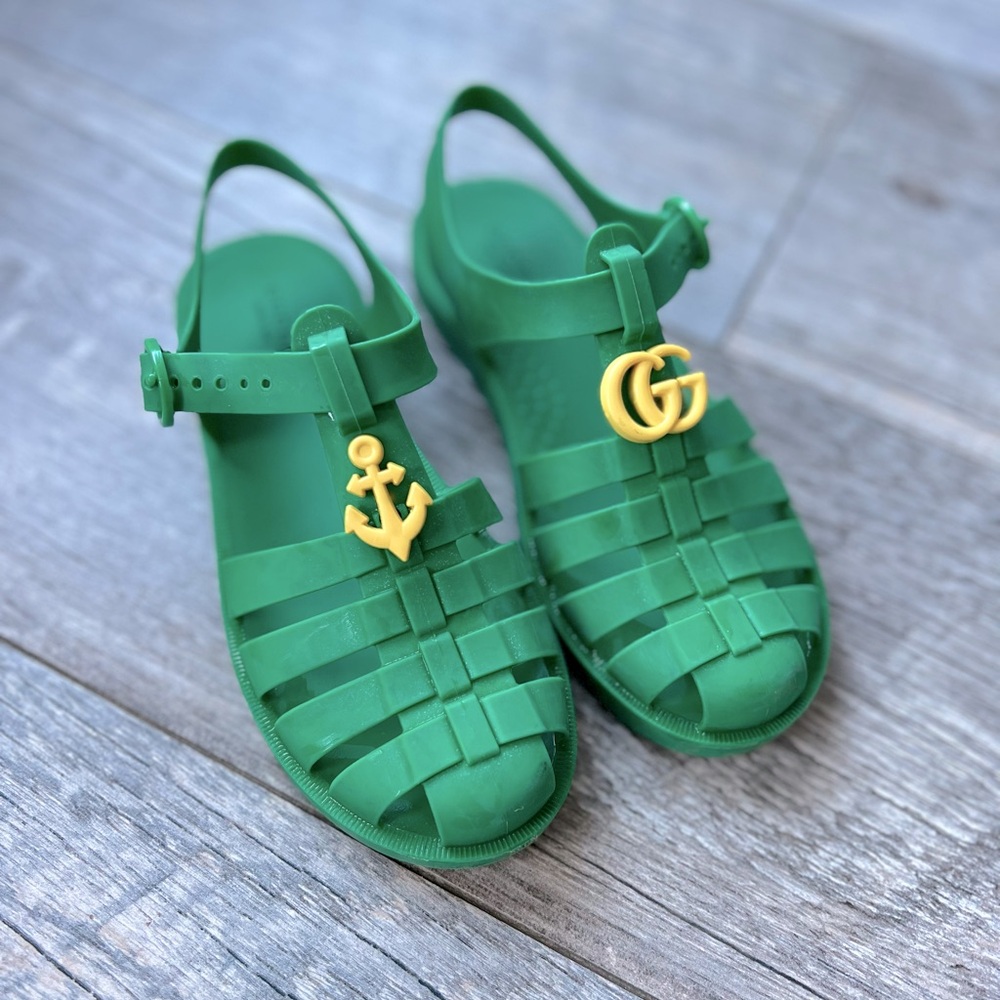 Girls Gucci Fisherman Jelly Sandal